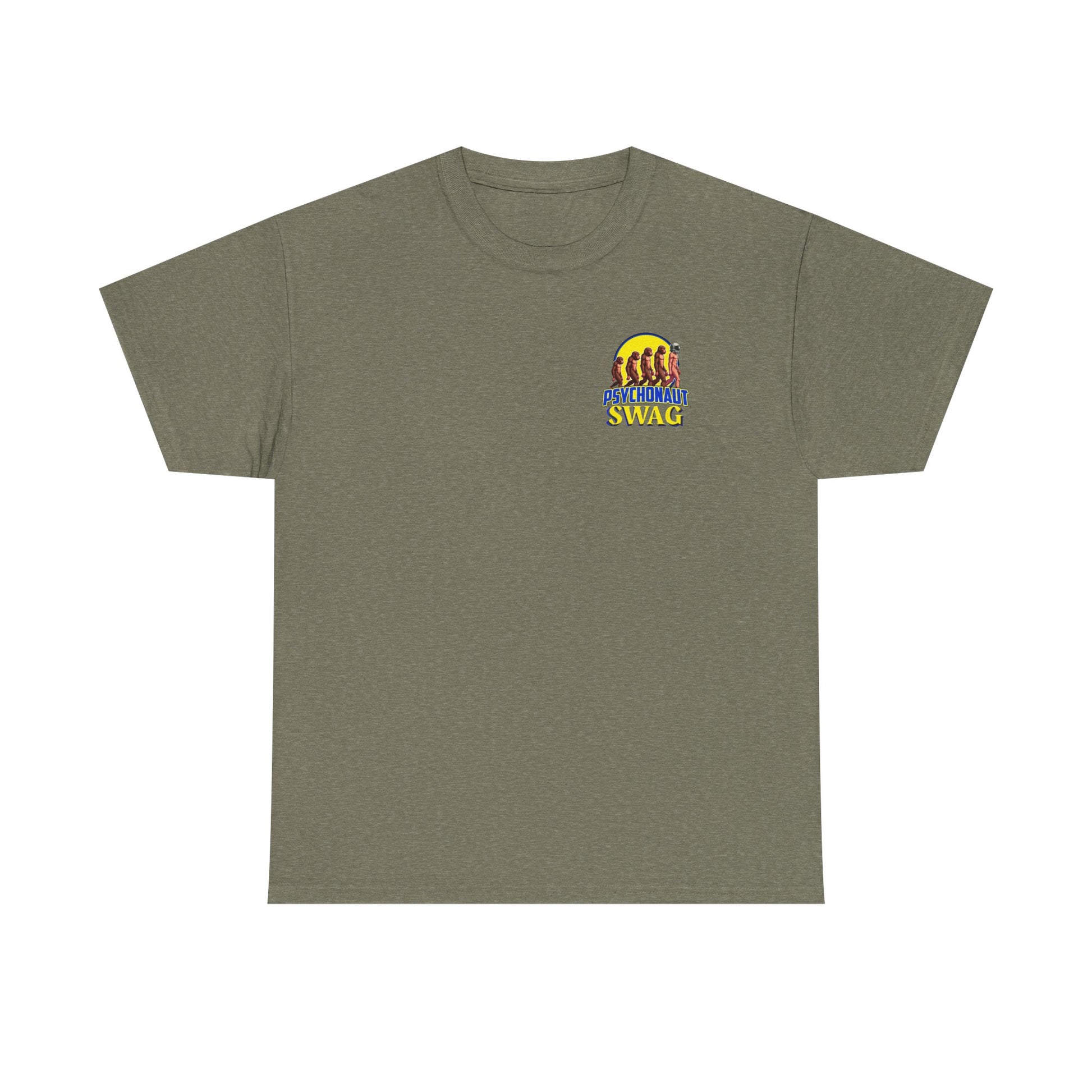 Colorful Retro Style Unisex Heavy Cotton Tee, Graphic Tee, Casual Wear, Gift Idea, Summer Fashion, Festival Outfit - Psychonaut Swag