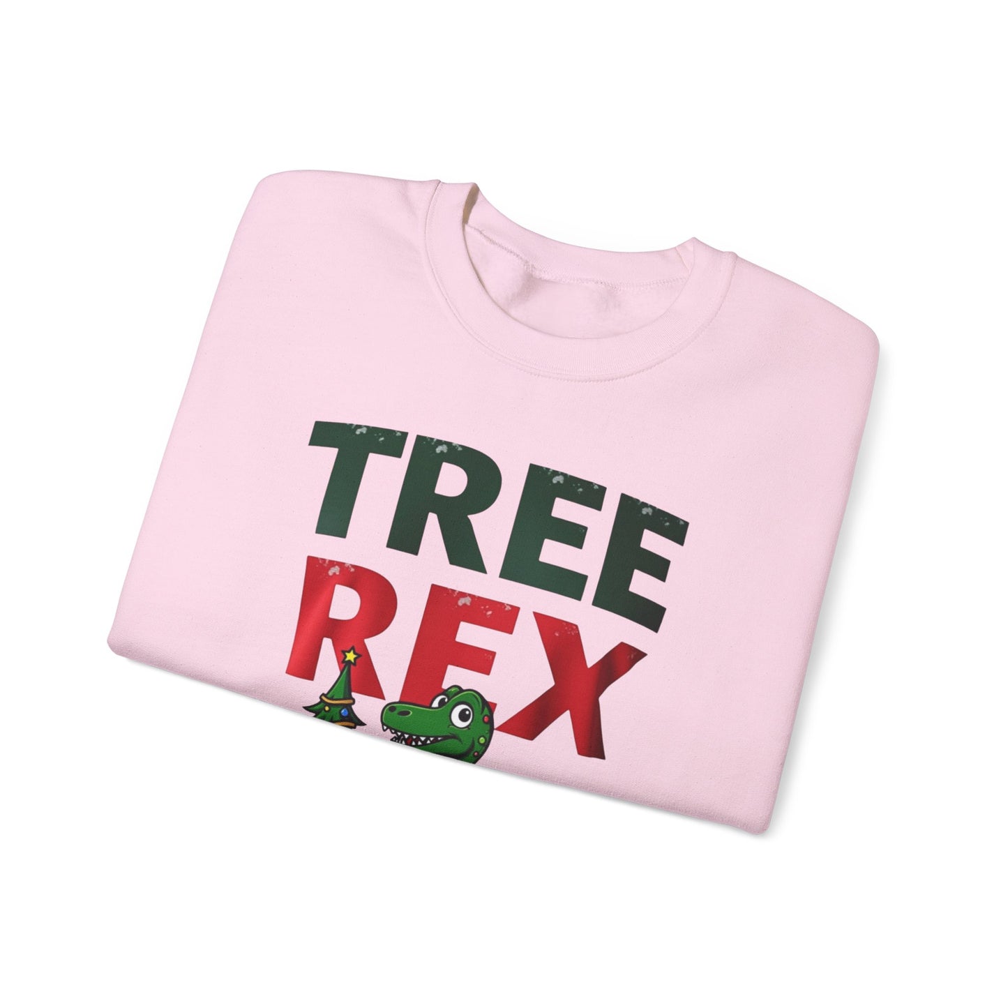 Tree Rex Christmas Sweatshirt — Funny Dino Holiday Crewneck