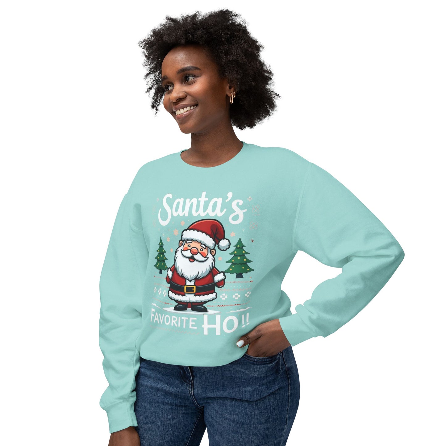 Santa’s Favorite Ho!! Sweatshirt — Funny Christmas Crewneck