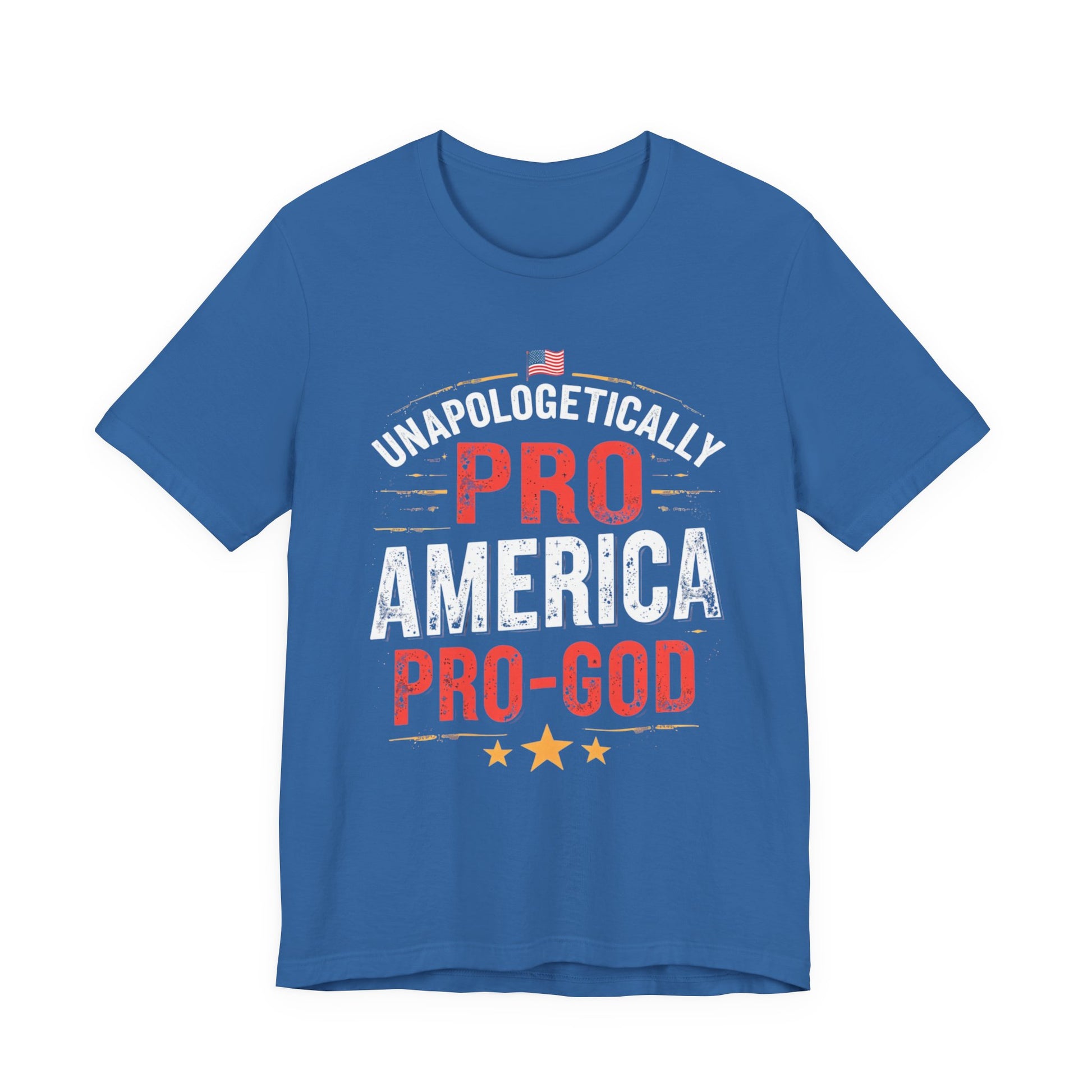 Pro-America Pro-God Tee - Patriotic Jersey T-Shirt - Psychonaut Swag