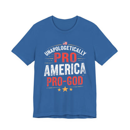 Pro-America Pro-God Tee - Patriotic Jersey T-Shirt - Psychonaut Swag