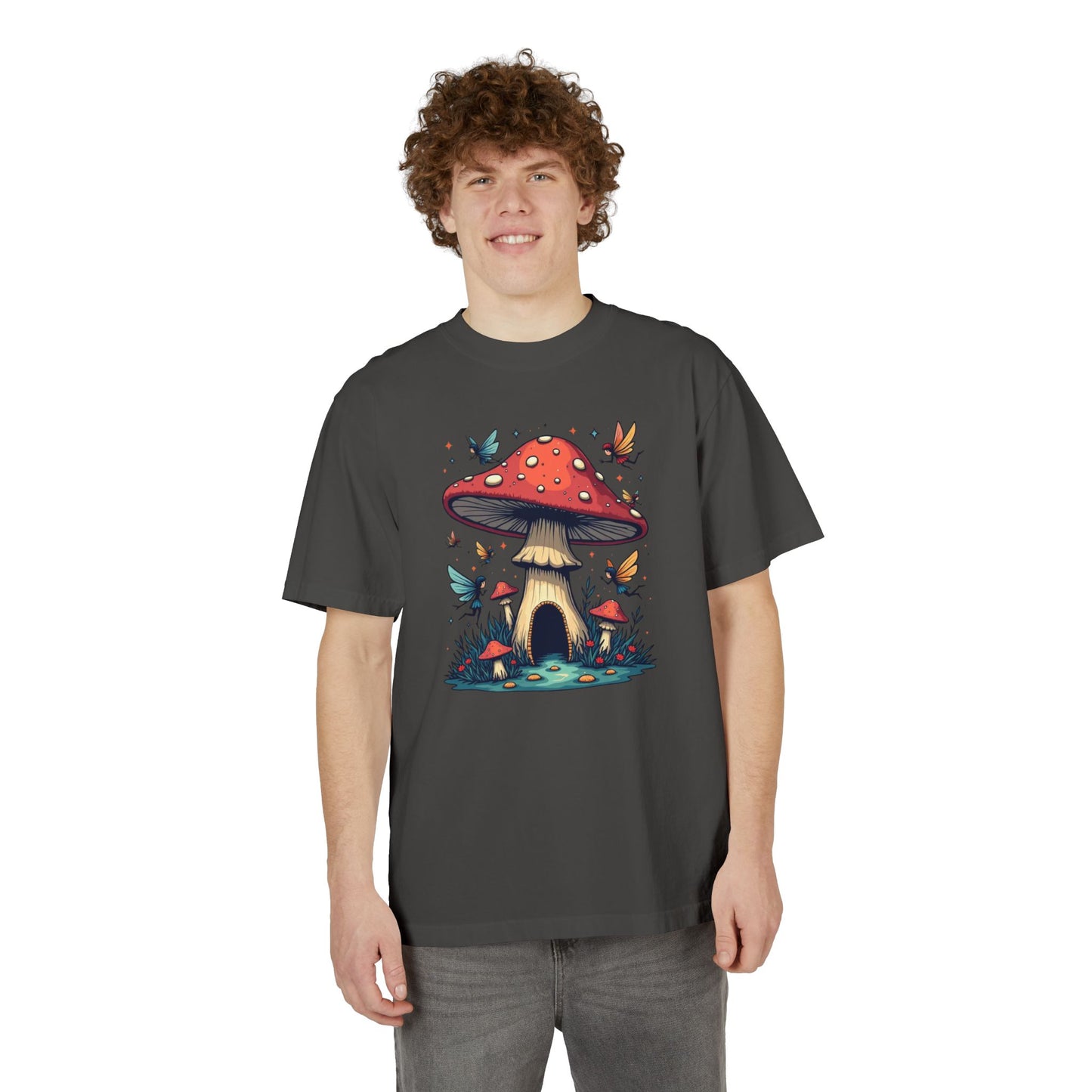 Mushroom Fairy Cottage T-Shirt
