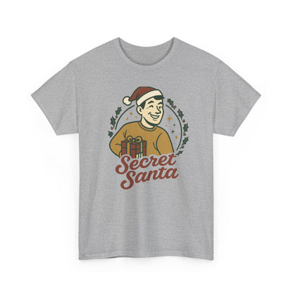 Secret Santa T-Shirt — Retro Holiday Graphic Tee