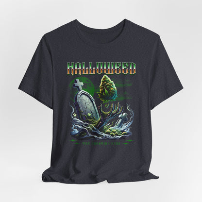Halloweed, Haunted Herb, Unisex Jersey Short Sleeve Tee