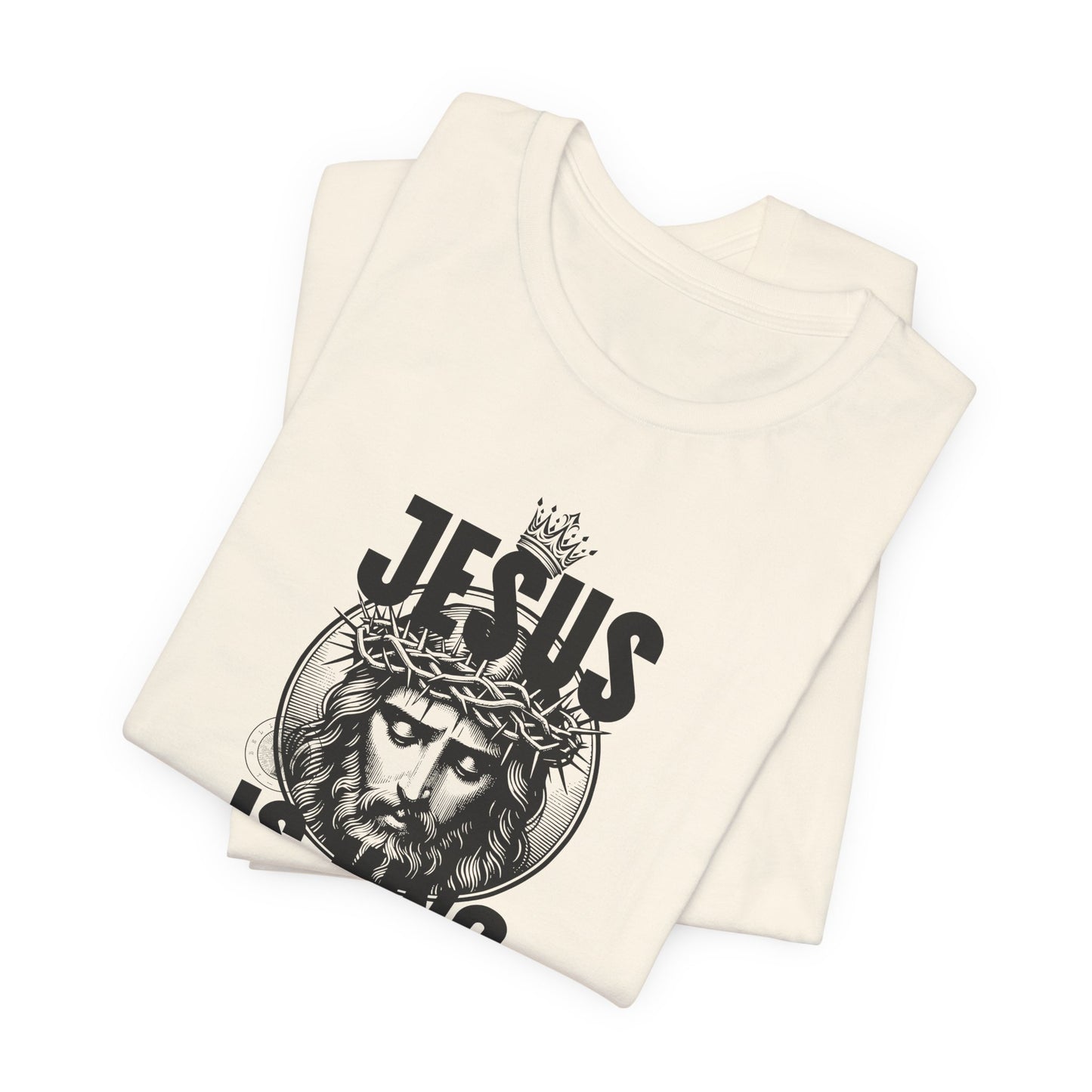 Jesus Is King T-Shirt — Crown of Thorns Christian Tee