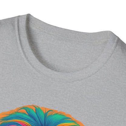 Lion Lick, Mushroom tee, Unisex T-Shirt - Psychonaut Swag