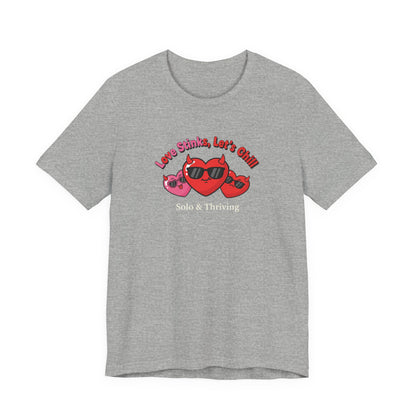Love Smiles Tee — Retro Heart Sunglasses Graphic T-Shirt