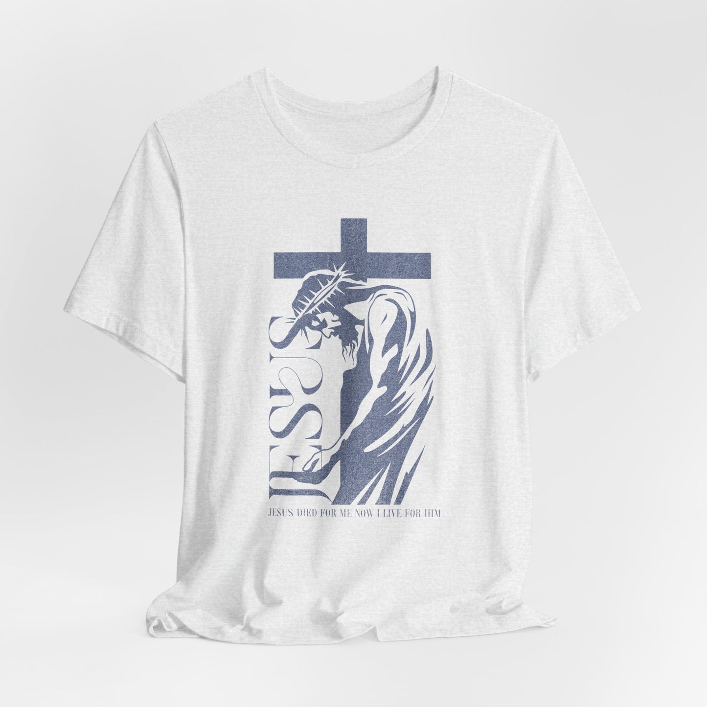 Christian Jesus Tee — Crown of Thorns Cross Graphic T-Shirt