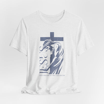 Christian Jesus Tee — Crown of Thorns Cross Graphic T-Shirt