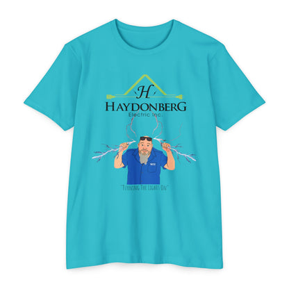 Haydonberg Turning The Lights On, Unisex CVC Jersey T-shirt
