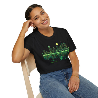 Louisville Night Scape, Unisex Softstyle T-Shirt