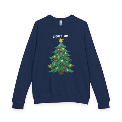 Light Up Christmas Tree Crewneck Sweatshirt