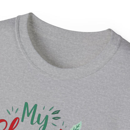 Christmas Coffee Tee - "My Christmas Spirit Needs Coffee" Holiday T-Shirt