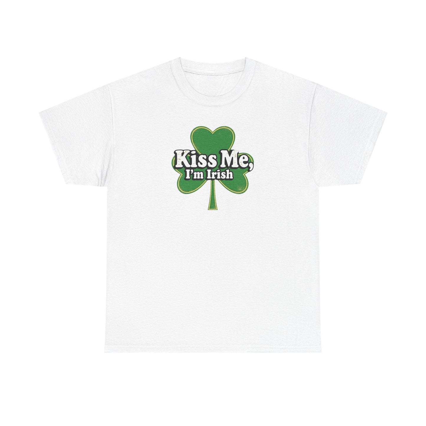 Kiss Me I'm Irish T-Shirt — St. Patrick's Day Shamrock Tee