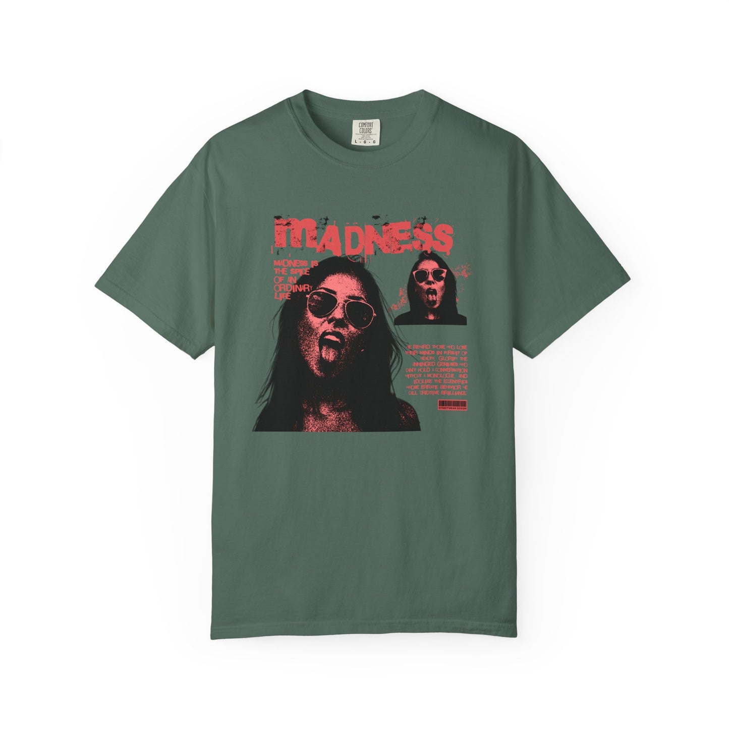 Madness Vintage Photo Graphic T‑Shirt