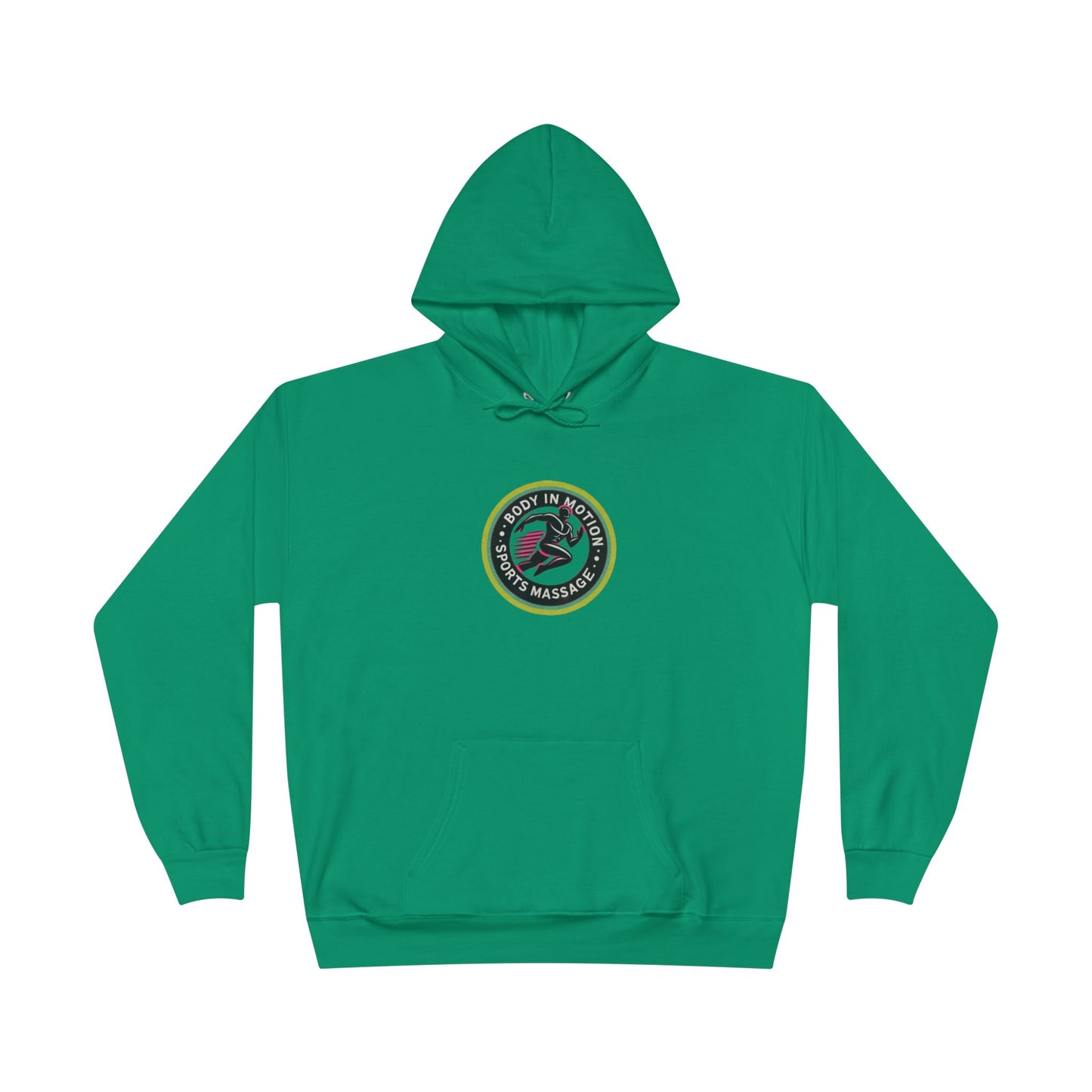 Sports Massage, Logo Hoodie — 'Run Fast' Athletic Pullover