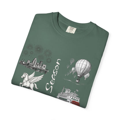 Derby Season T-Shirt — Horse Racing & Balloon Glow Festival Tee