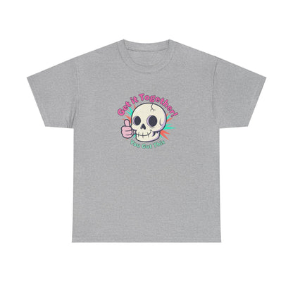Get It Together Skull Tee — Cute Thumbs Up Motivational Graphic T-Shirt