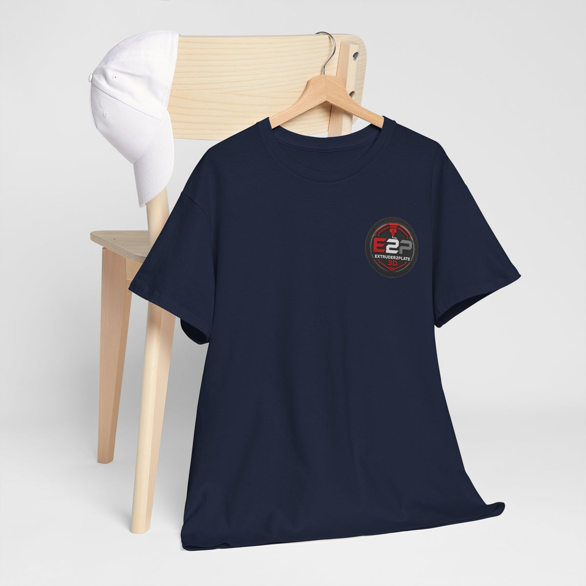 Extruder2Plate3D, Poop Happens T‑Shirt — Funny Cartoon 3D Printer Graphic Tee
