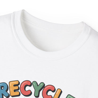 Recycle Your Joy Panda Tee — Cute Eco-Friendly Positive Message T-Shirt