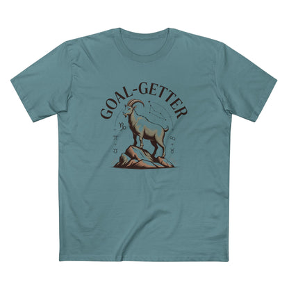 Goal-Getter Goat, Capricorn T-Shirt – Motivational Mountain Climber Tee