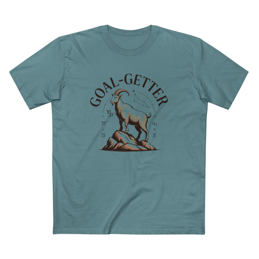 Goal-Getter Goat, Capricorn T-Shirt – Motivational Mountain Climber Tee