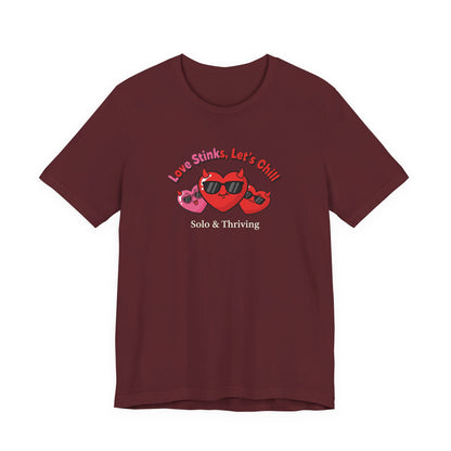 Love Smiles Tee — Retro Heart Sunglasses Graphic T-Shirt