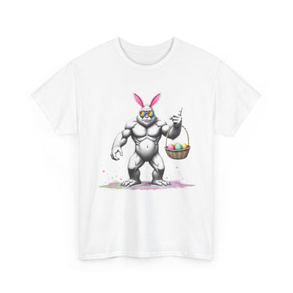 Muscular Easter Bunny T-Shirt — Funny Easter Basket Tee