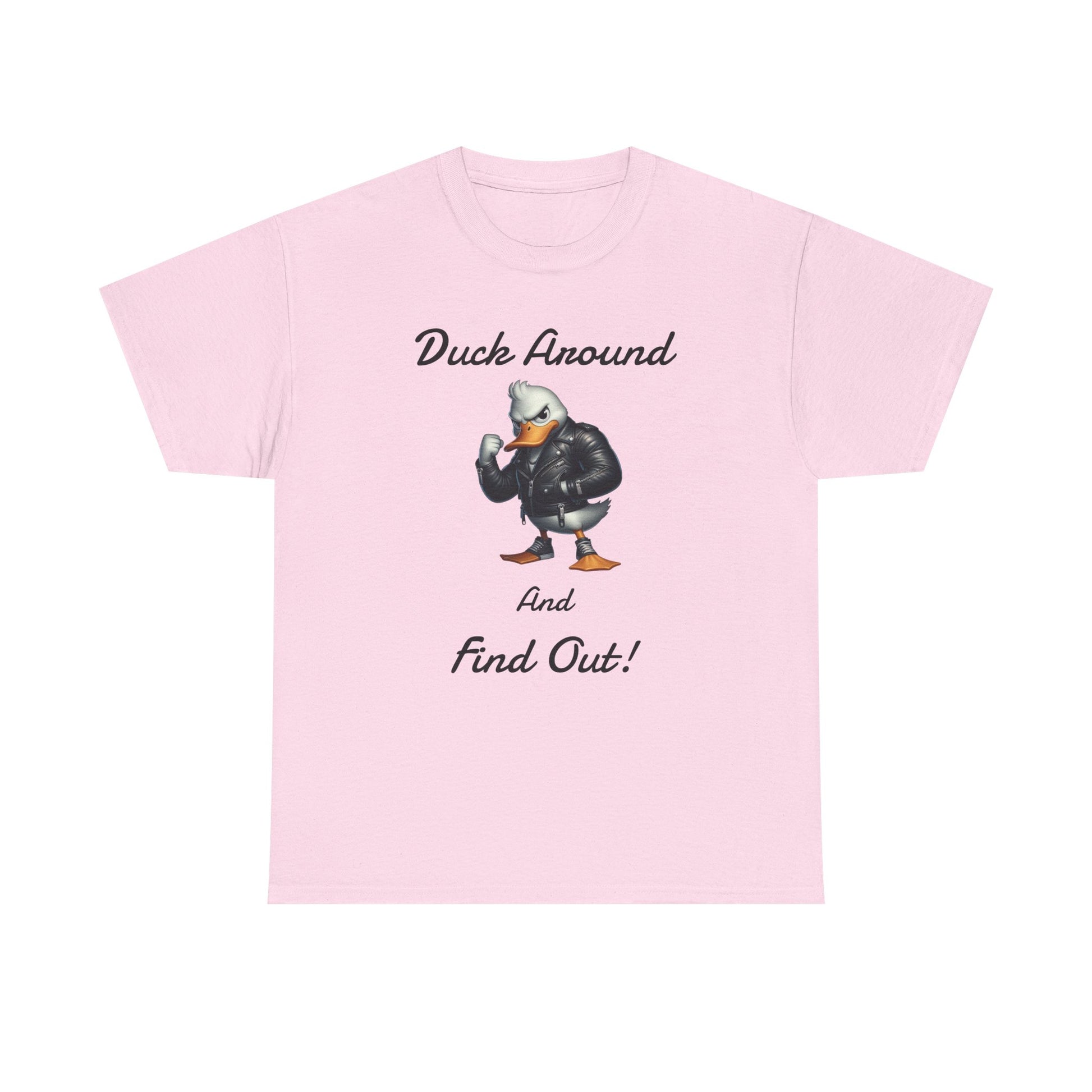 Duck Around, Unisex Heavy Cotton Tee - Psychonaut Swag