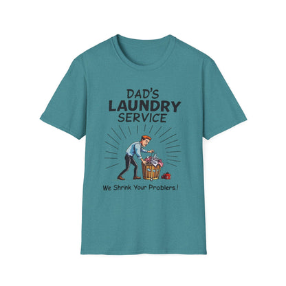 Dad's Laundry Service T-Shirt, Funny Gift for Dads, Unisex Humor Tee, Laundry Day Shirt, Father's Day Gift, Everyday Wear - Psychonaut Swag