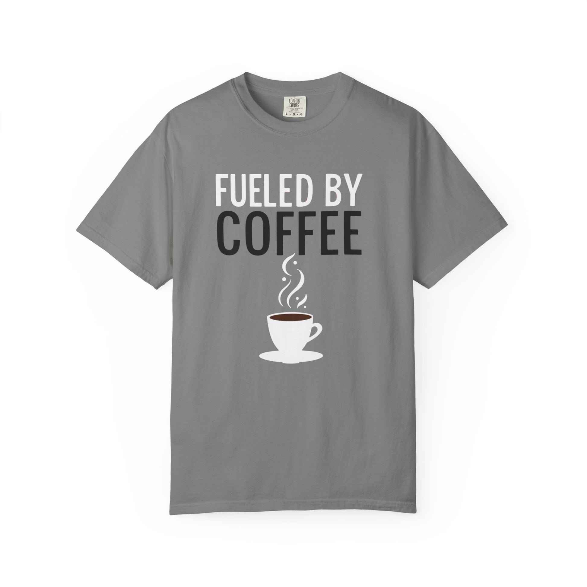 Fueled by Coffee Unisex Garment-Dyed T-Shirt - Psychonaut Swag