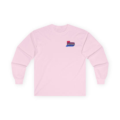 Kentuckiana small biz swag,  Long Sleeve Tee, Cozy Casual Wear, Everyday Comfort, Gift for Friends, Unisex Graphic Tee, Layering Essential