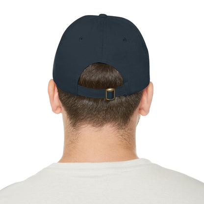Extruder2Plate, Dad Hat with Leather Patch (Round)