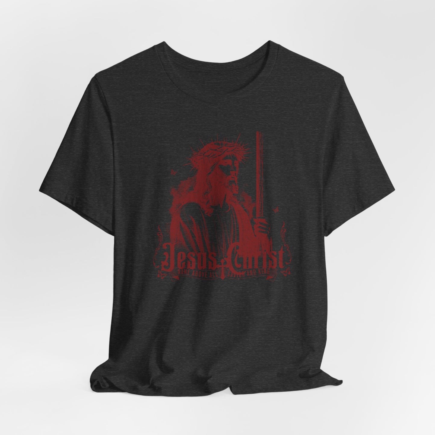 Jesus Christ iconic Tee – Christian Faith T‑Shirt with Crown of Thorns Design