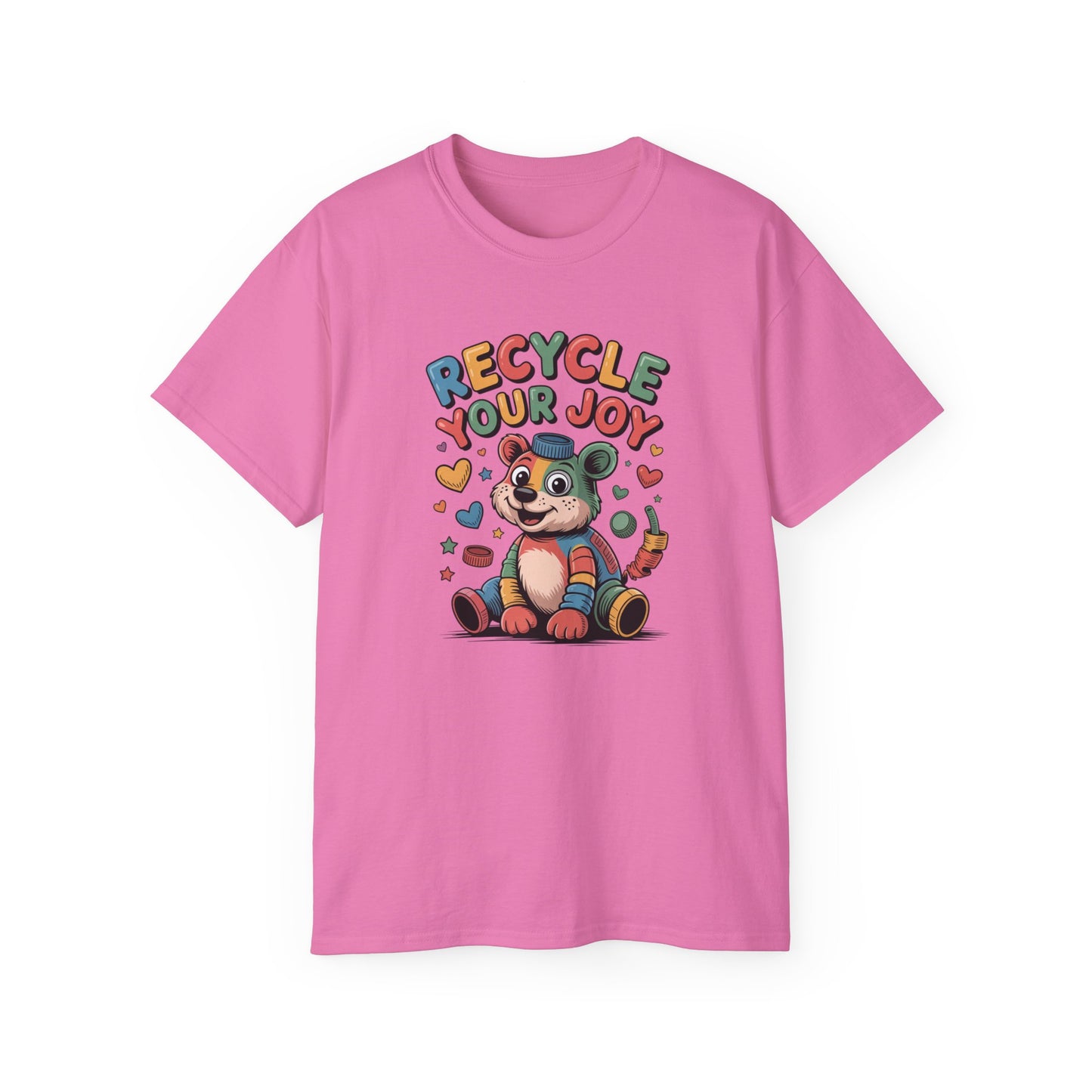 Recycle Your Joy Panda Tee — Cute Eco-Friendly Positive Message T-Shirt