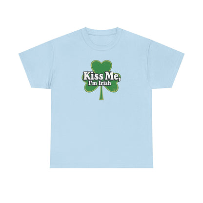 Kiss Me I'm Irish T-Shirt — St. Patrick's Day Shamrock Tee