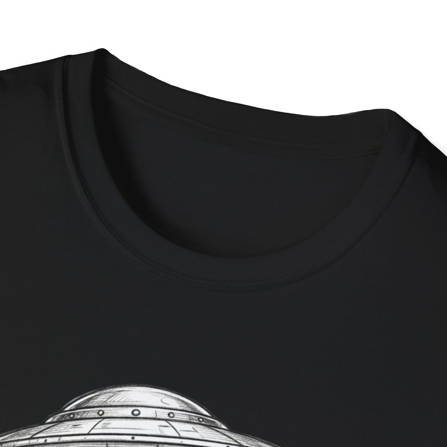 Alien Abduction Easter Bunny T-Shirt — UFO Beaming Candy Design