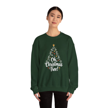 Christmas Tree Sweatshirt – "Oh, Christmas Tree!" Holiday Crewneck