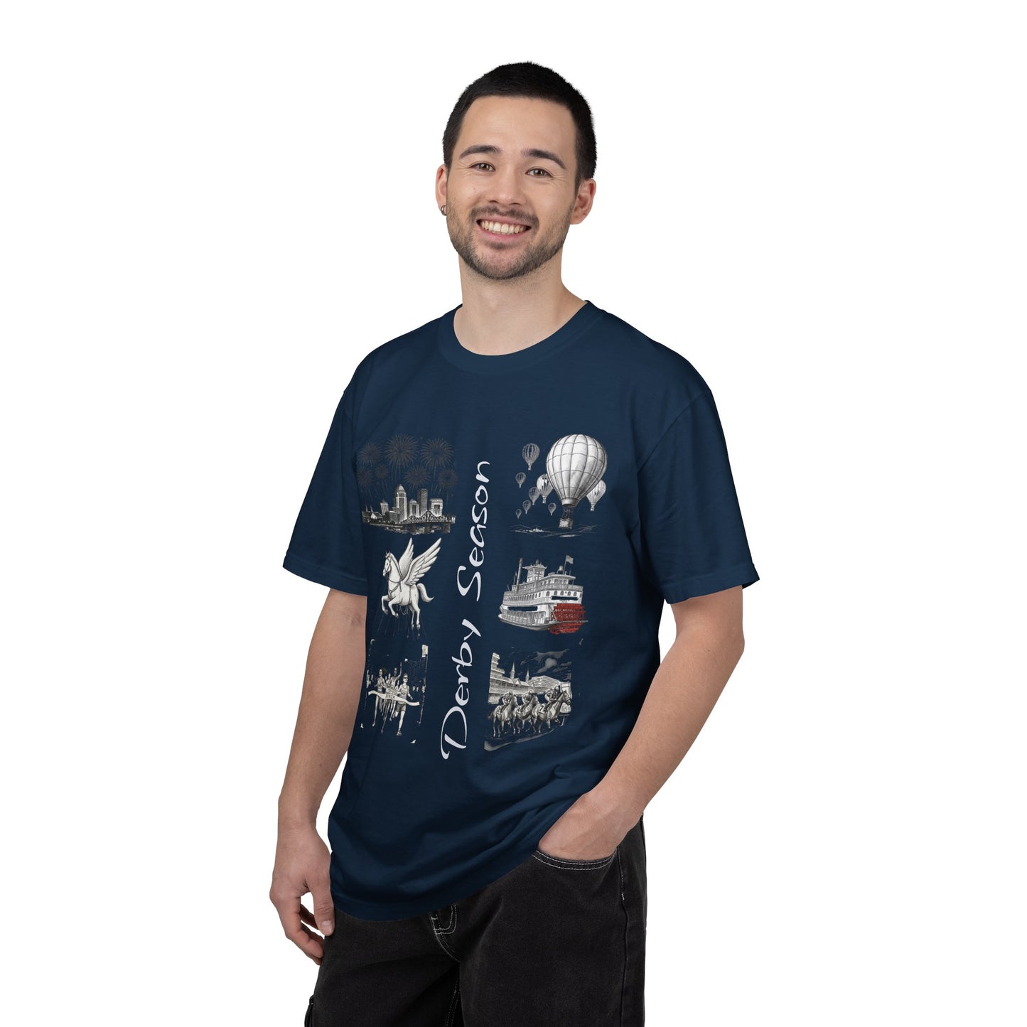 Derby Season T-Shirt — Horse Racing & Balloon Glow Festival Tee