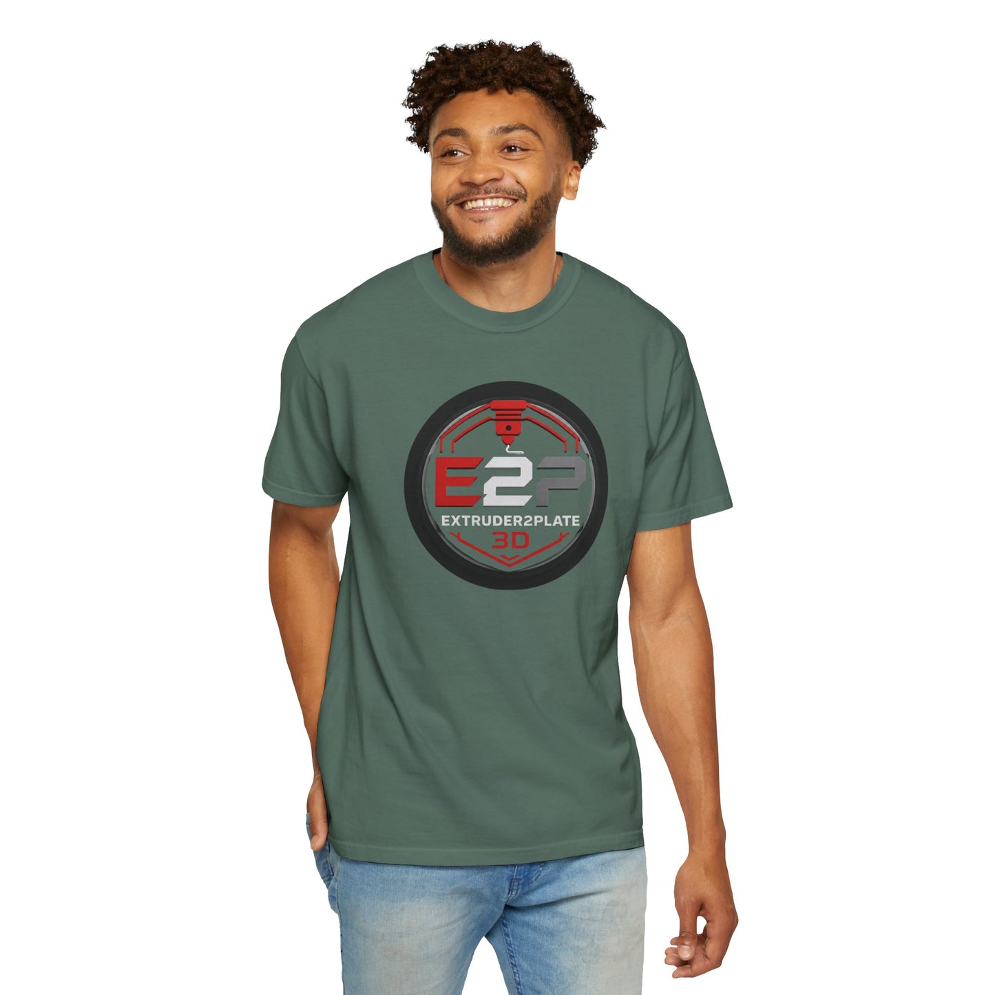 Extruder2Plate E2P Logo Tee (3D Printing Enthusiast Shirt)