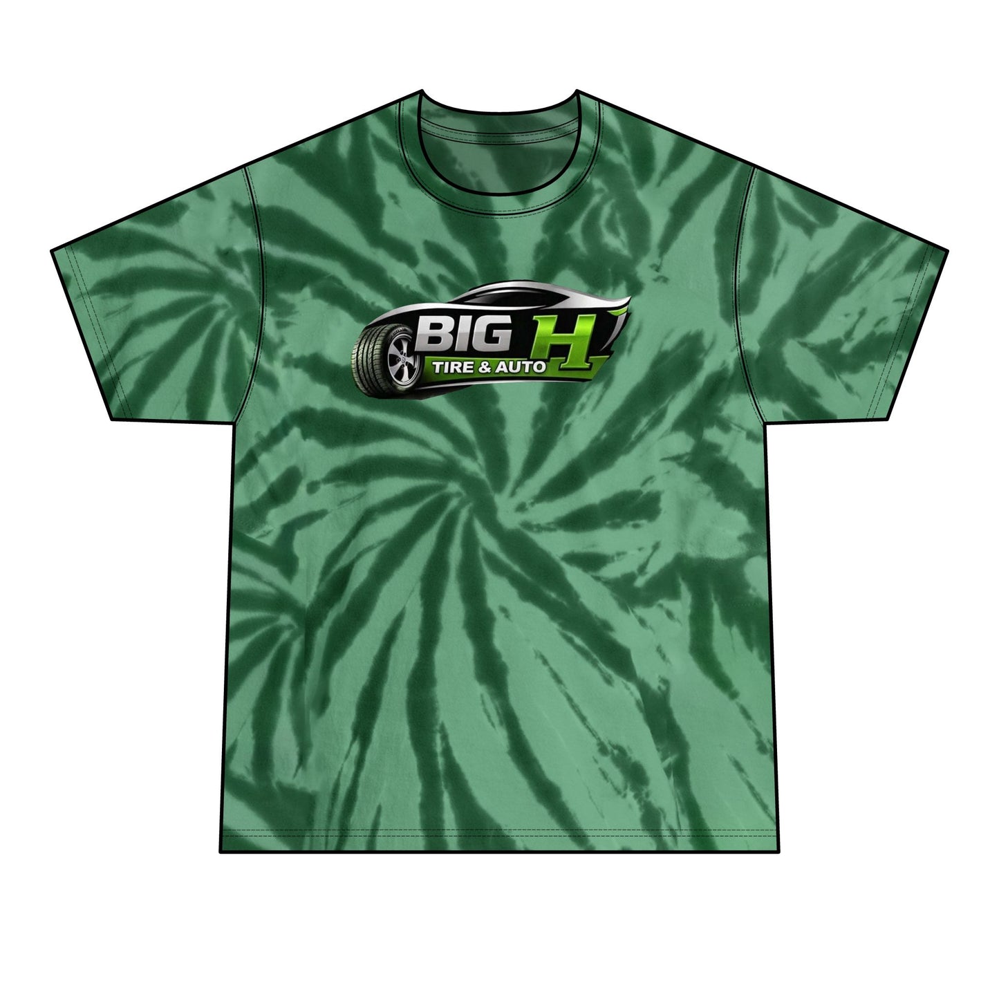 Mechanic Big H, Men's Tie-Dye Tee