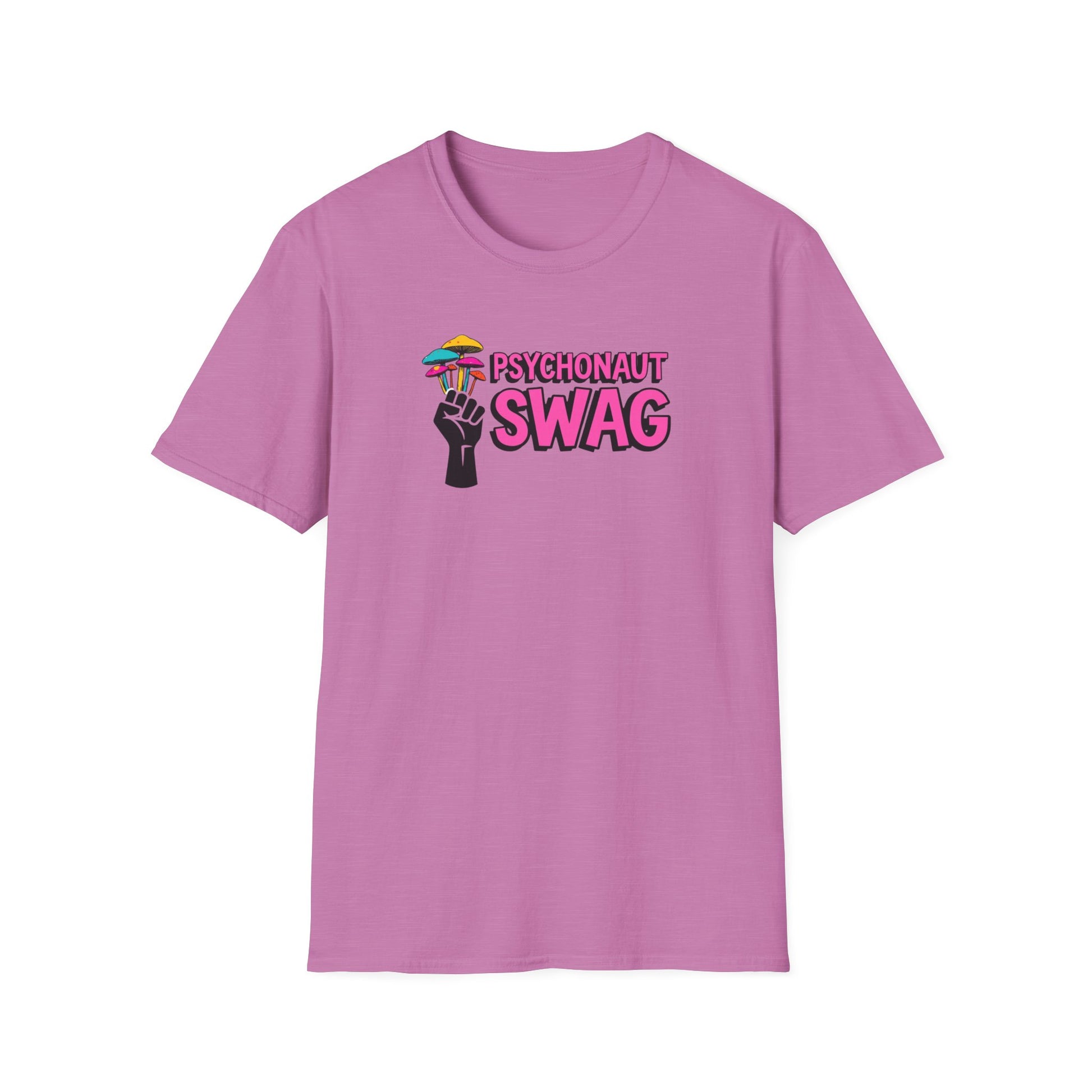 Fistful of Shrooms, Pyschonaut Swag Staple, Psychedelic Graphic T-Shirt, Humor Apparel for Psychedelic Lovers, Perfect for Festivals, Casual Wear, Gift for Friends - Psychonaut Swag