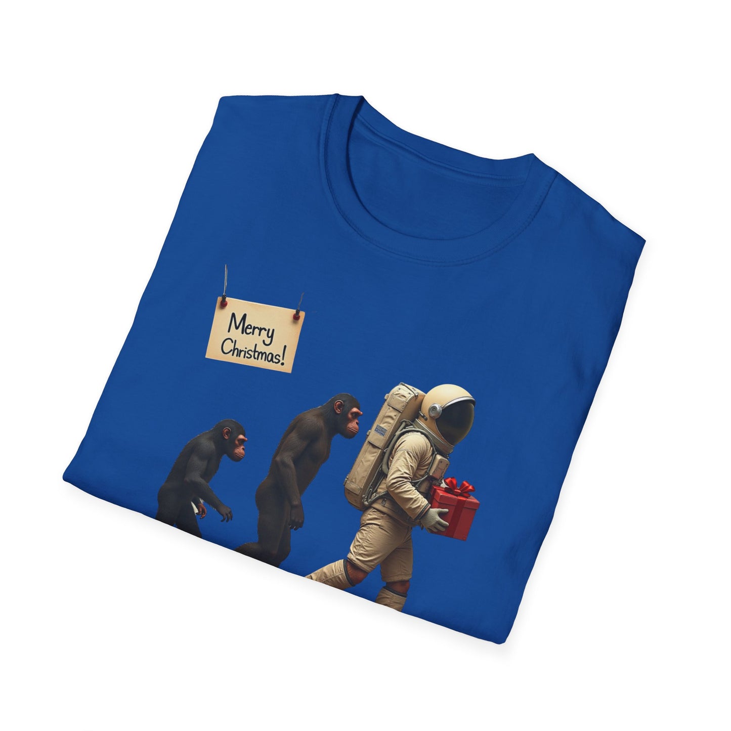 Evolution of Astronaut, Unisex Softstyle T-Shirt
