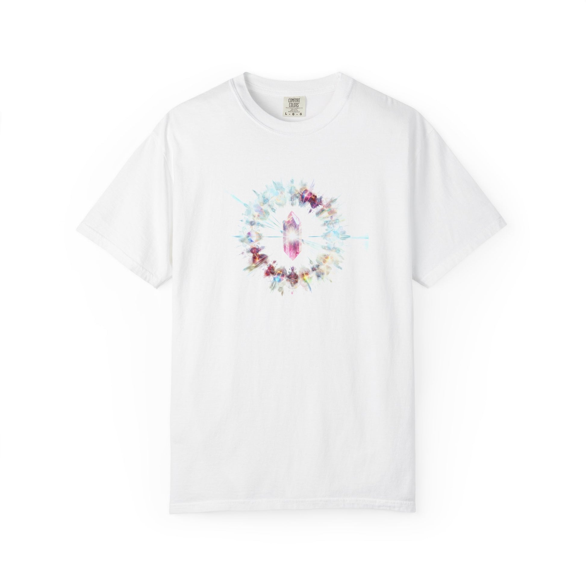 Crystal Energy Unisex T-shirt - Healing Magic Design - Psychonaut Swag