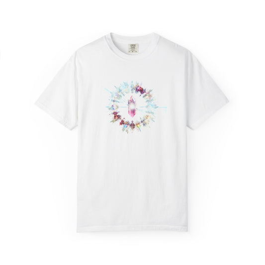 Crystal Energy Unisex T-shirt - Healing Magic Design - Psychonaut Swag