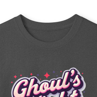 Ghoul's Night Out Long Sleeve Tee — Cute Halloween Ghost Graphic Shirt