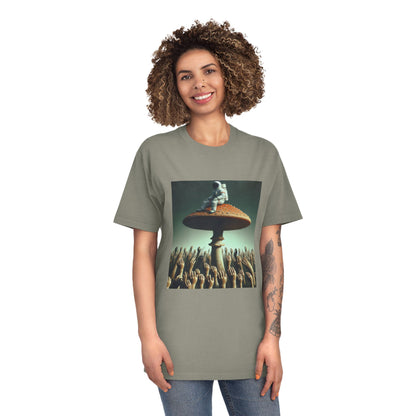 T-Shirt Psychedelic Explorer Unisex Faded Shirt - Psychonaut Swag