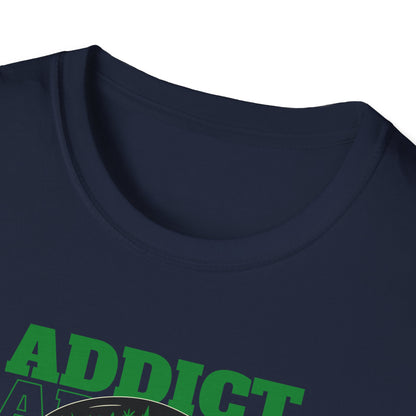 Cannabis Addict T-Shirt — Funny Marijuana Graphic Tee