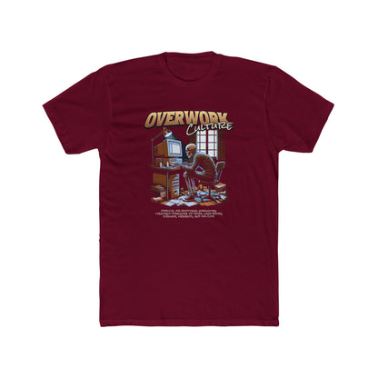 Overworked Society — 'Overwork' Graphic Crewneck T-Shirt