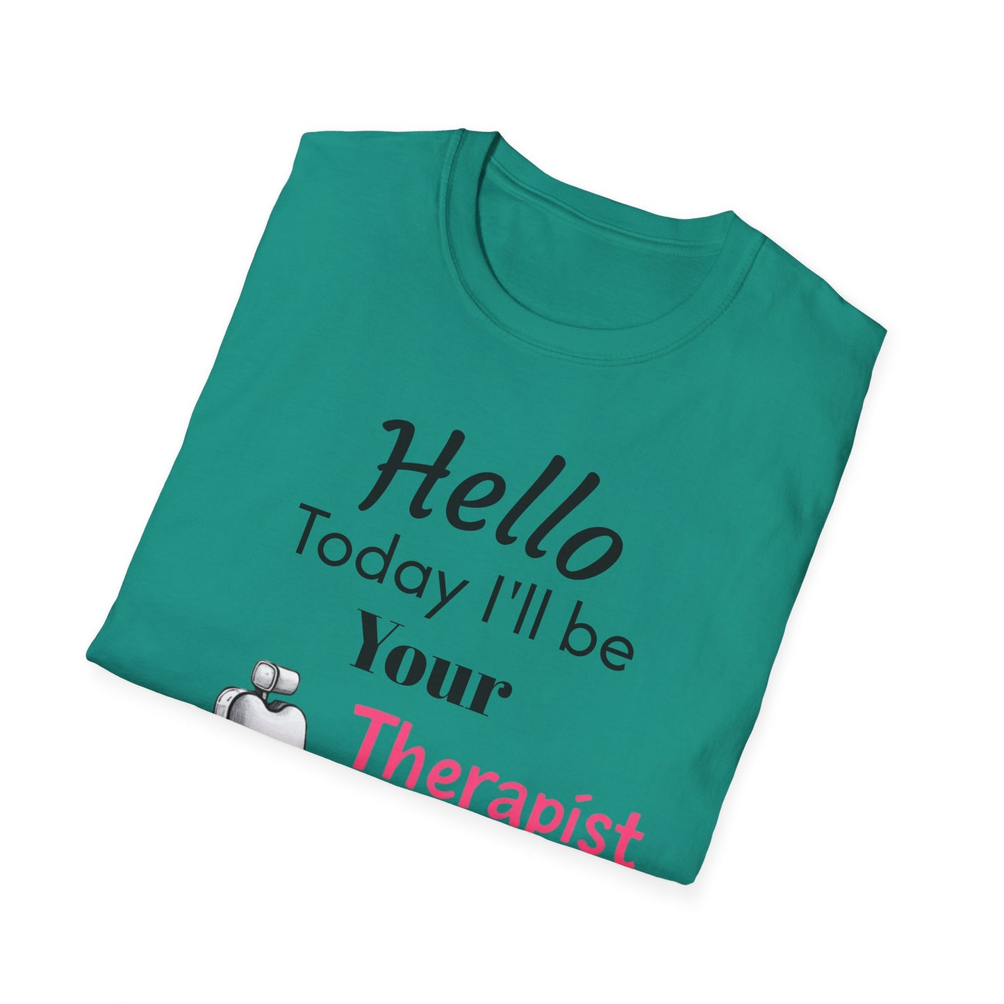 Hair stylist therapy, Unisex Softstyle T-Shirt | Perfect Gift for Barbers, Stylists, Hairdressers, Funny Tee for Self-Care Sundays, Hair Salon [...] - Psychonaut Swag